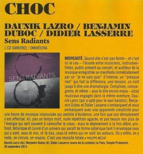 article élogieux de Jazz Magazine sept 2013 à propos du disque enregistré au Temple du FLEIX